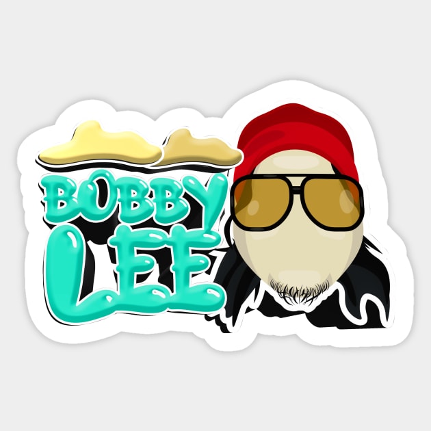 Bobby Lee Icon- Tigerbelly Podcast Fan Design Sticker by Ina